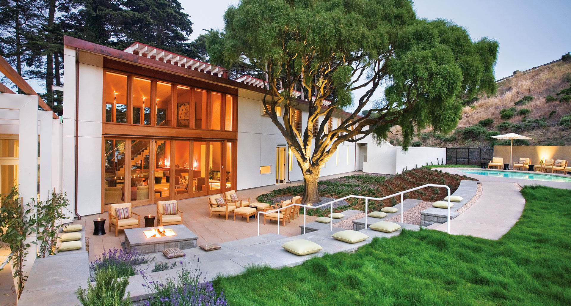 Hotel spa and meditation pool. Photos by Kodiak Greenwood