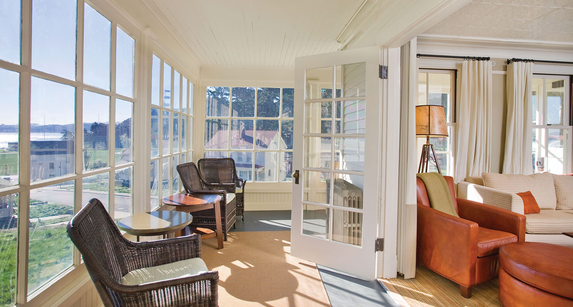 The “historic” accommodations at Cavallo Point. Photos by Kodiak Greenwood