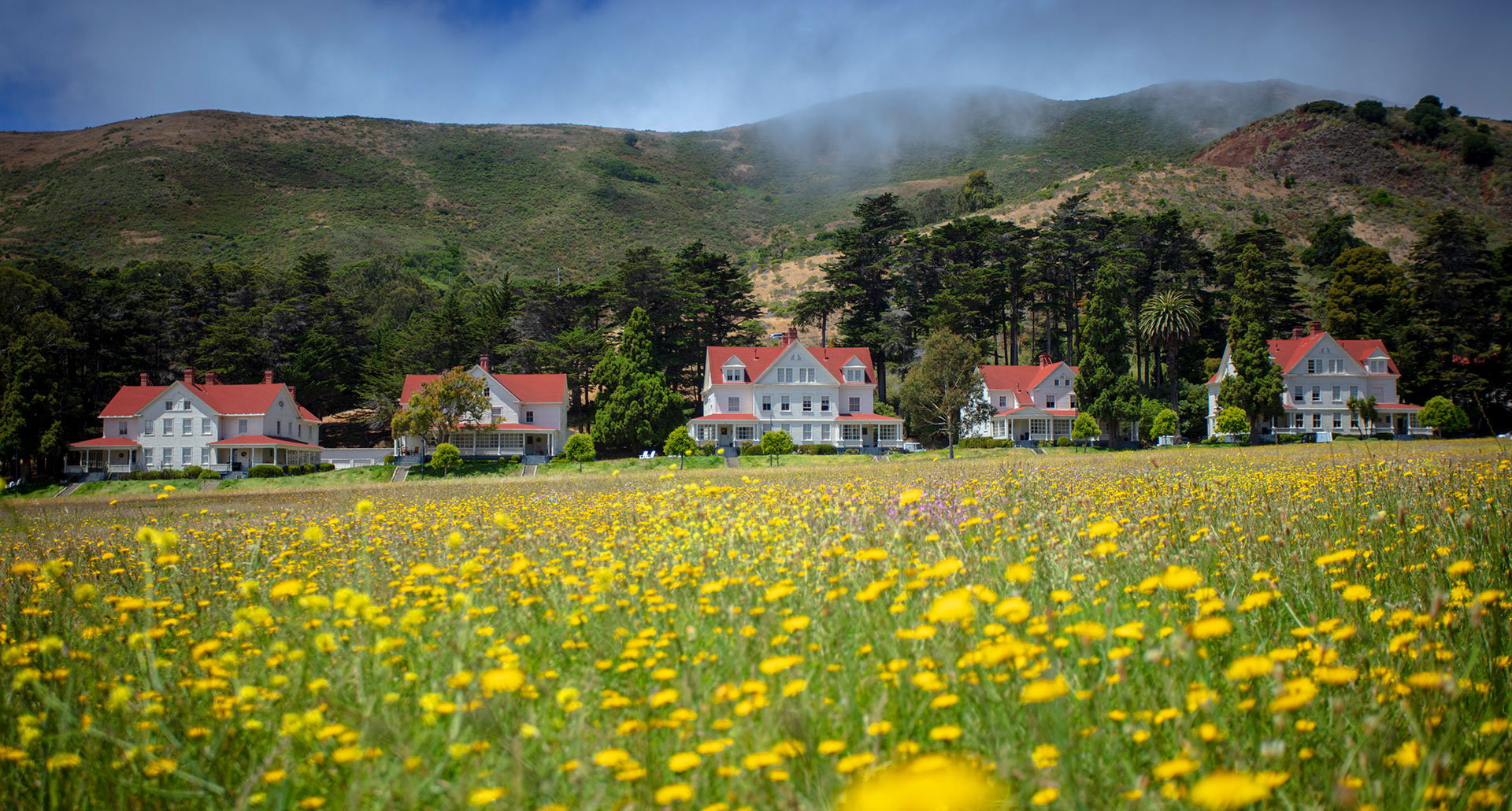 Former officers’ housing makes for the hotel’s “historic” rooms. Photo by Kodiak Greenwood