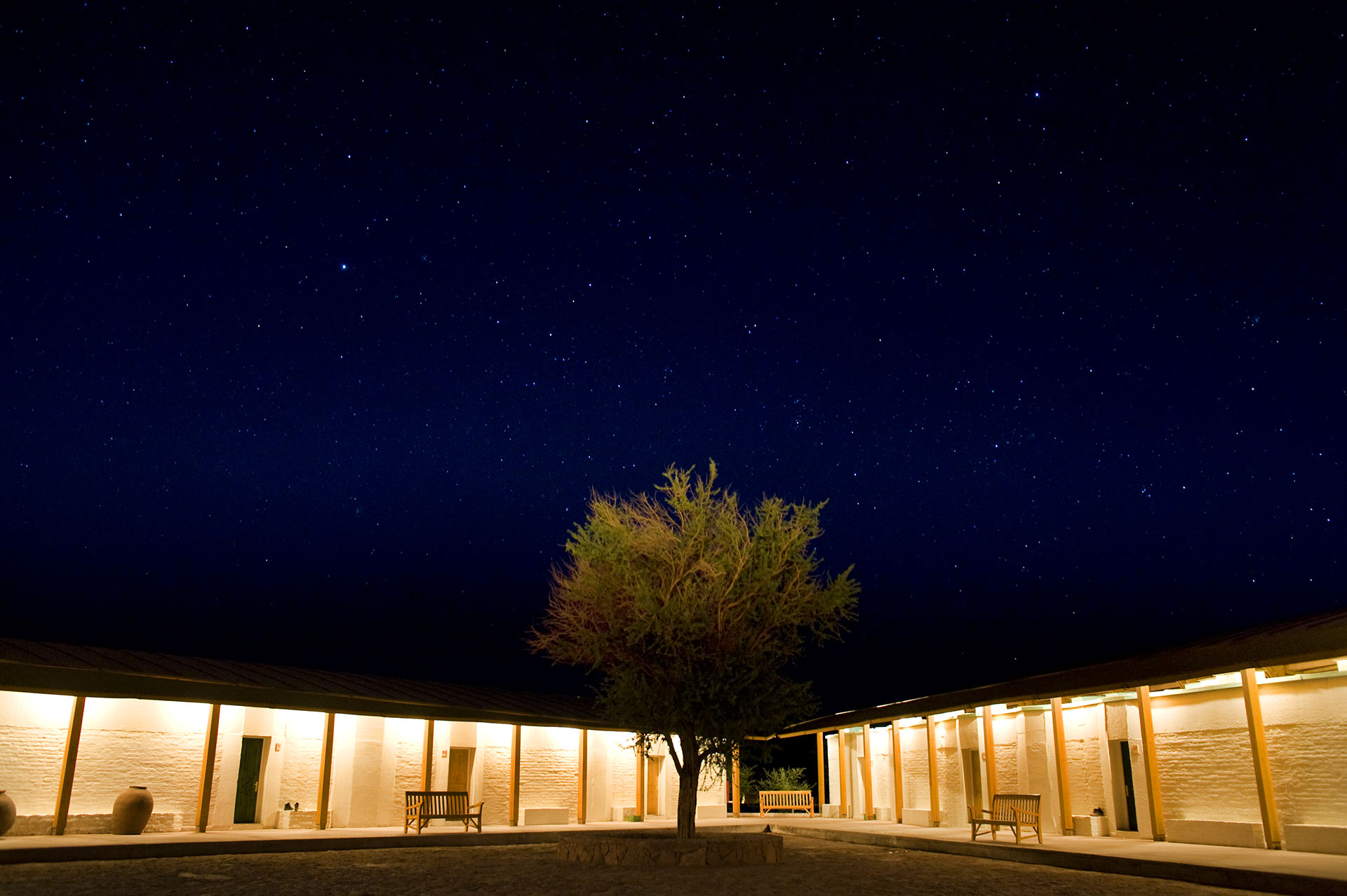 Tierra Atacama (obere vier) und Explora Atacama (untere vier)