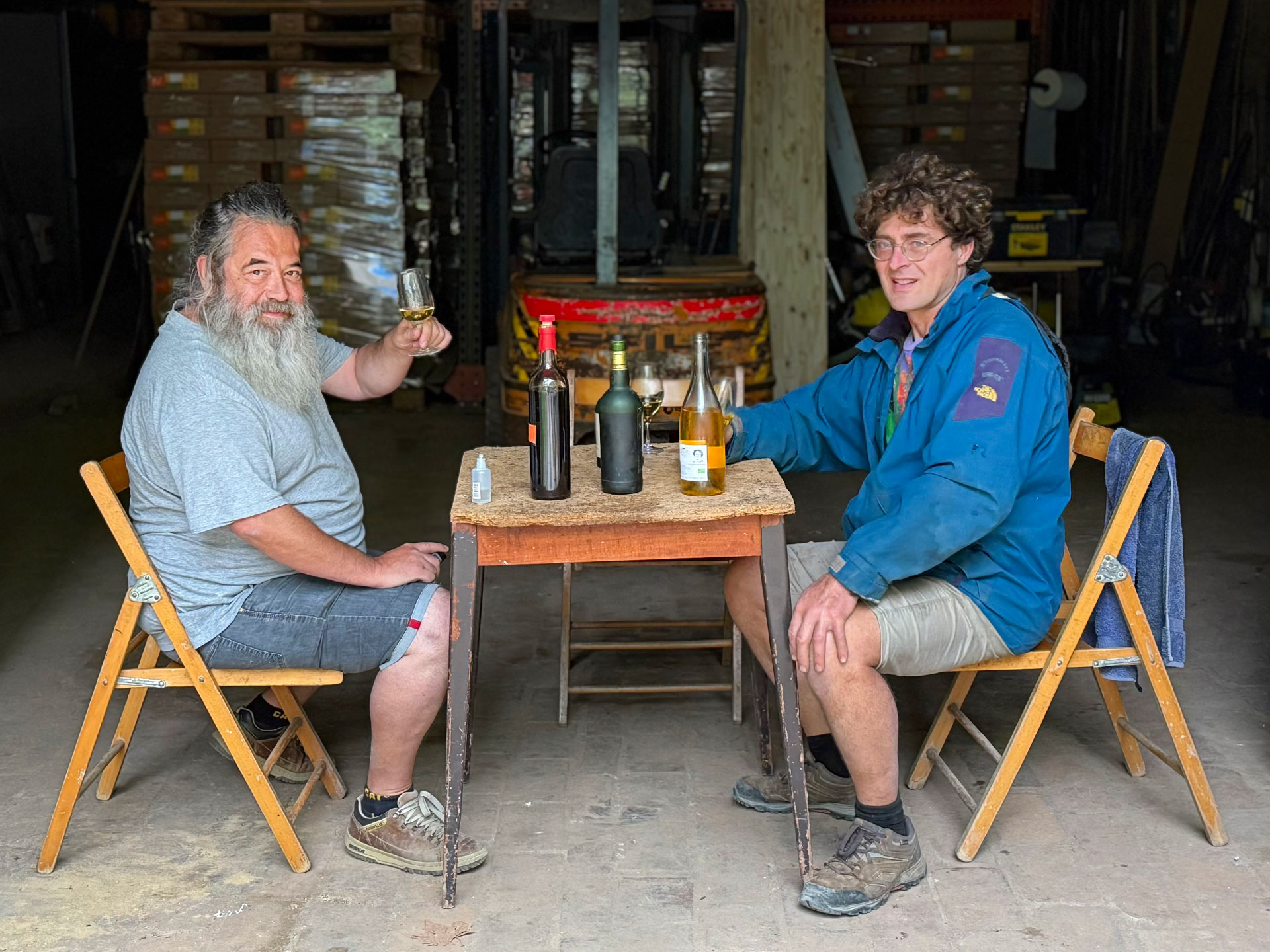 Tasting wines