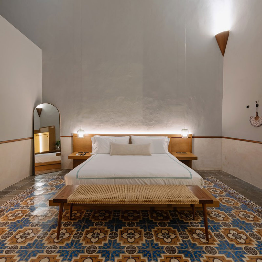 One of eight rooms at Decu Downtown, perfectly located for exploration of Mérida, Mexico. ©Decu Downtown