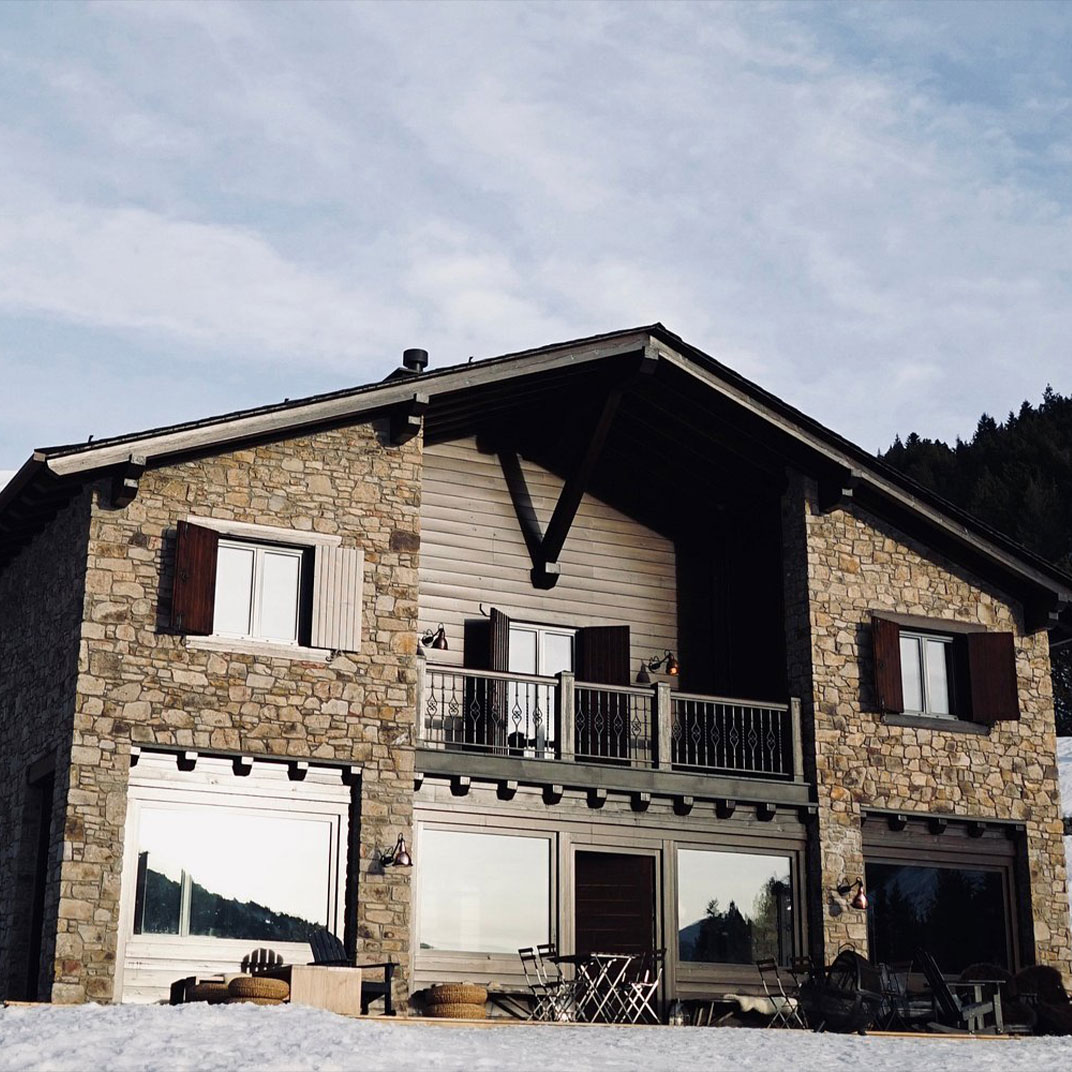 L’Ovella Negra Mountain is a tiny retreat in Andorra, a landlocked country between France and Spain. ©L'Ovella Negra