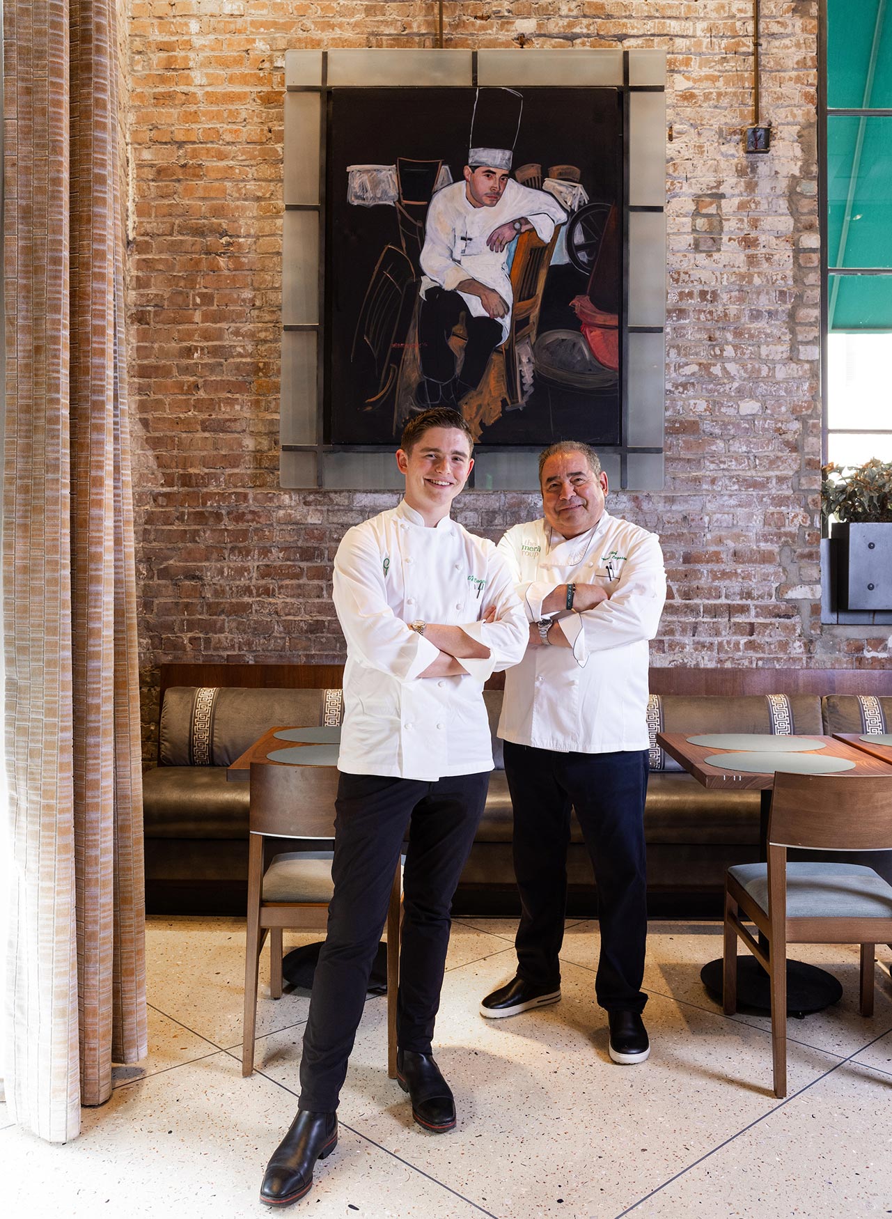 Laura Steffan / E.J. and Emeril Lagasse