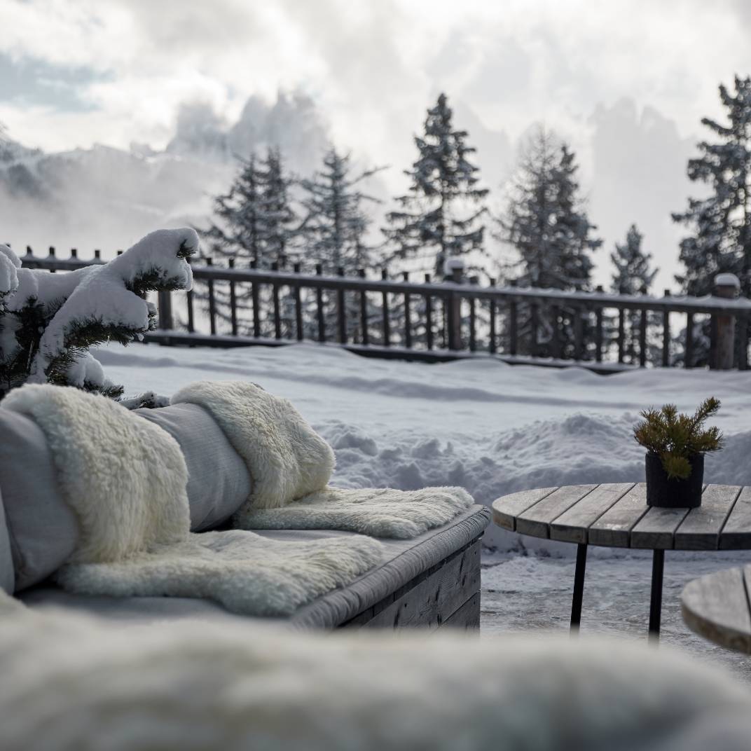 Forestis Dolomites, a Two-Key hotel beautifully integrated into the landscape. ©Forestis Dolomites