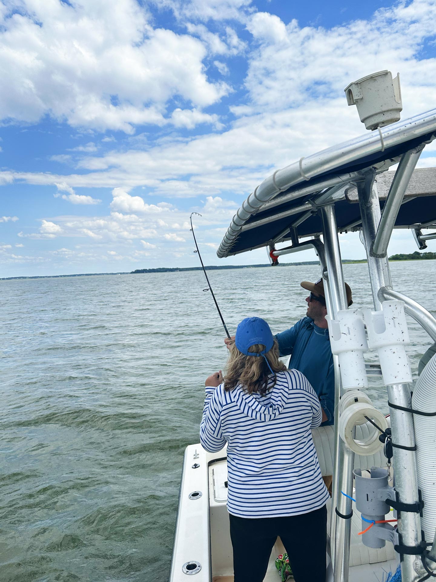Fishing with the crew 