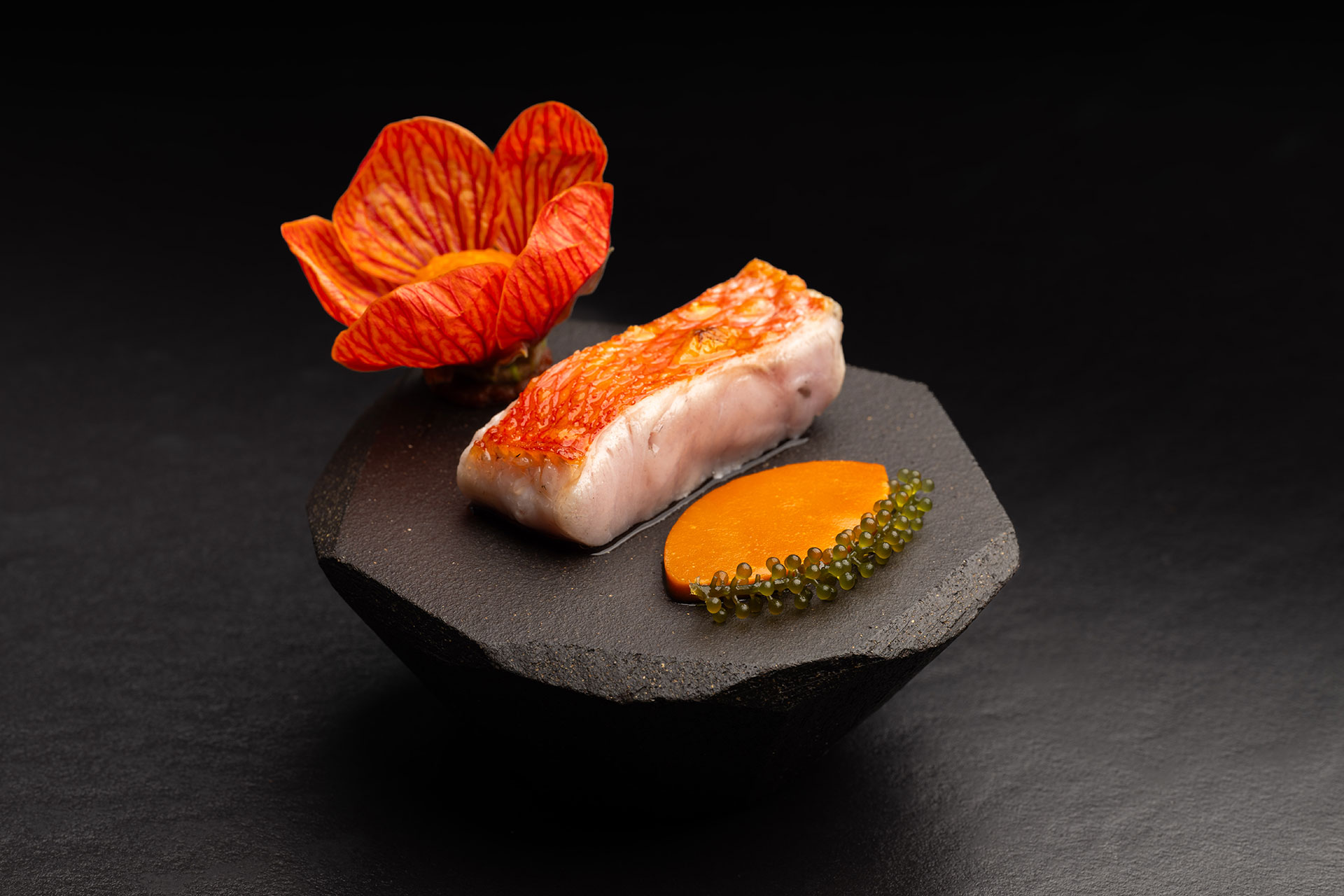 Kinmedai with Maradol Papaya and Timur Pepper, Vespertine