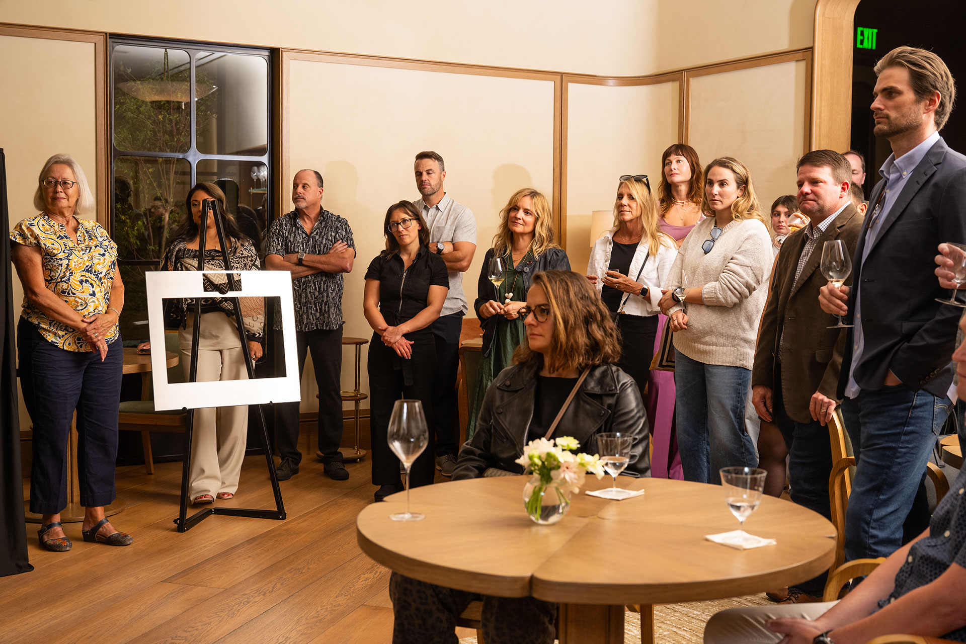 Event attendees learning about Gaggenau’s new Expressive Series