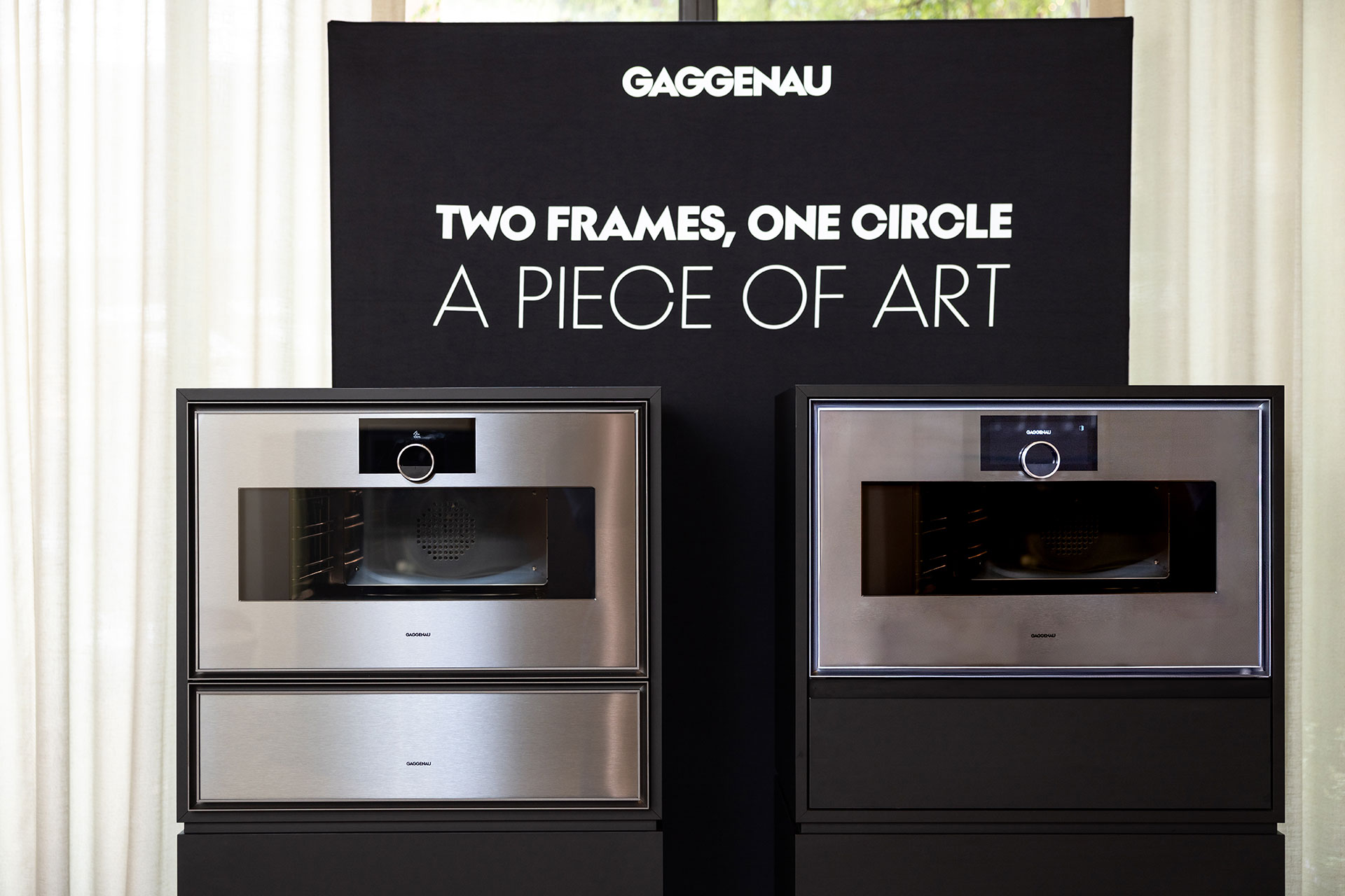 Gaggenau’s new Expressive Series with its visual philosophy of Two Frames, One Circle, A Piece of Art