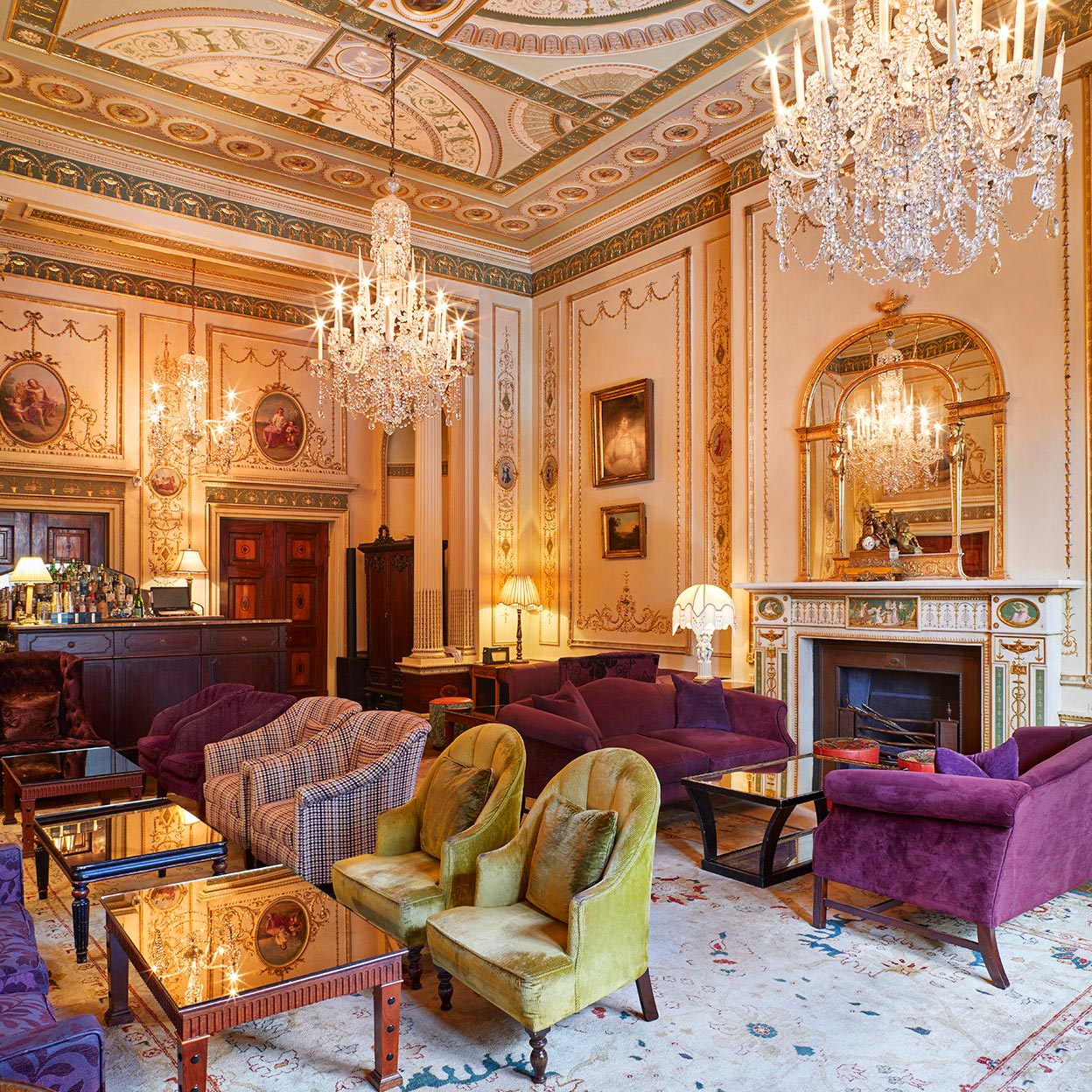 Richly layered design at Home House, a boutique hotel that doubles as members' club (© Home House)