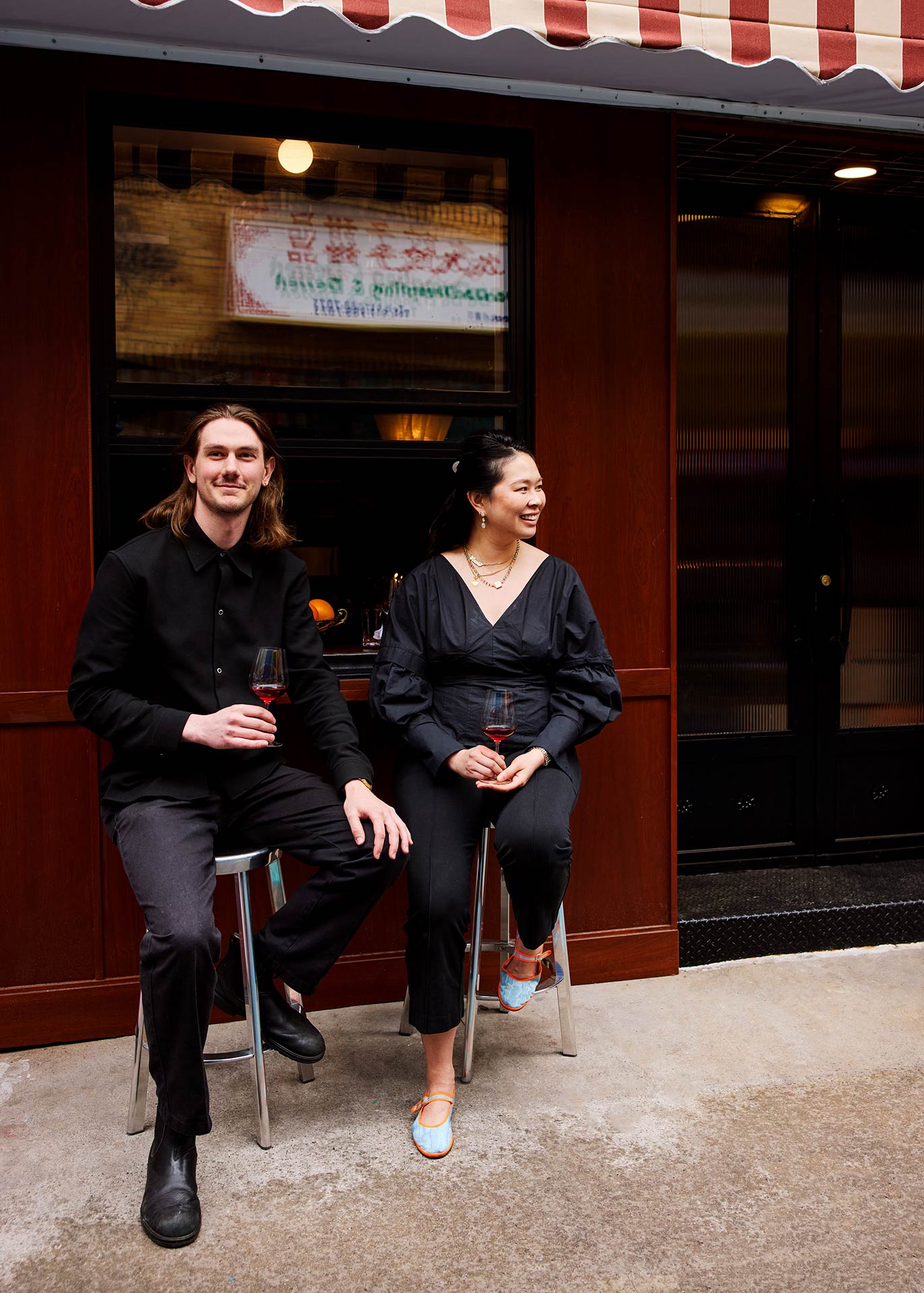 ©Matt Russell/Lei - Annie Shi and wine director Matt Turner