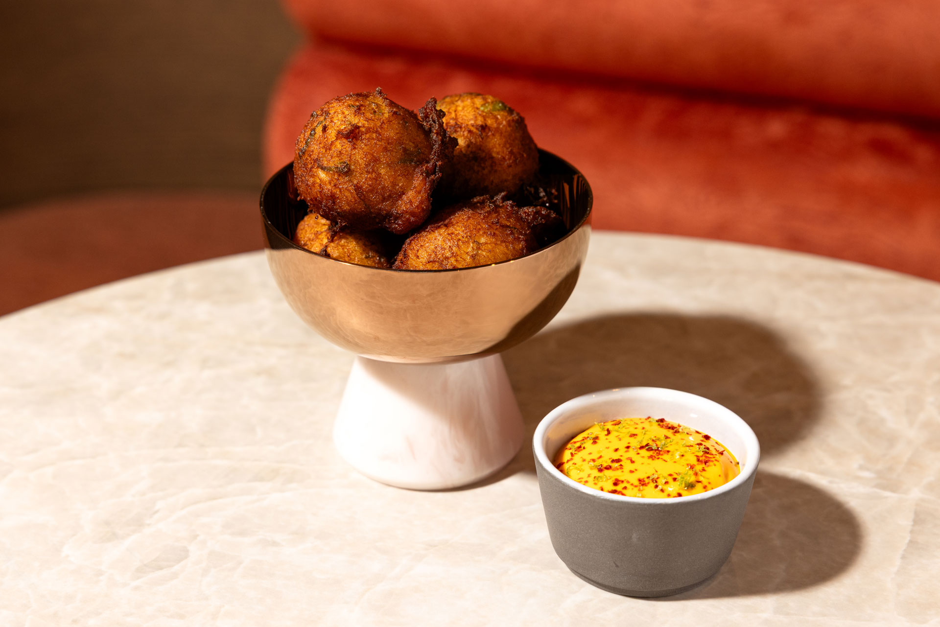 ©Natalie Black/Markette - Salt Cod Fritters with Habanero Aioli