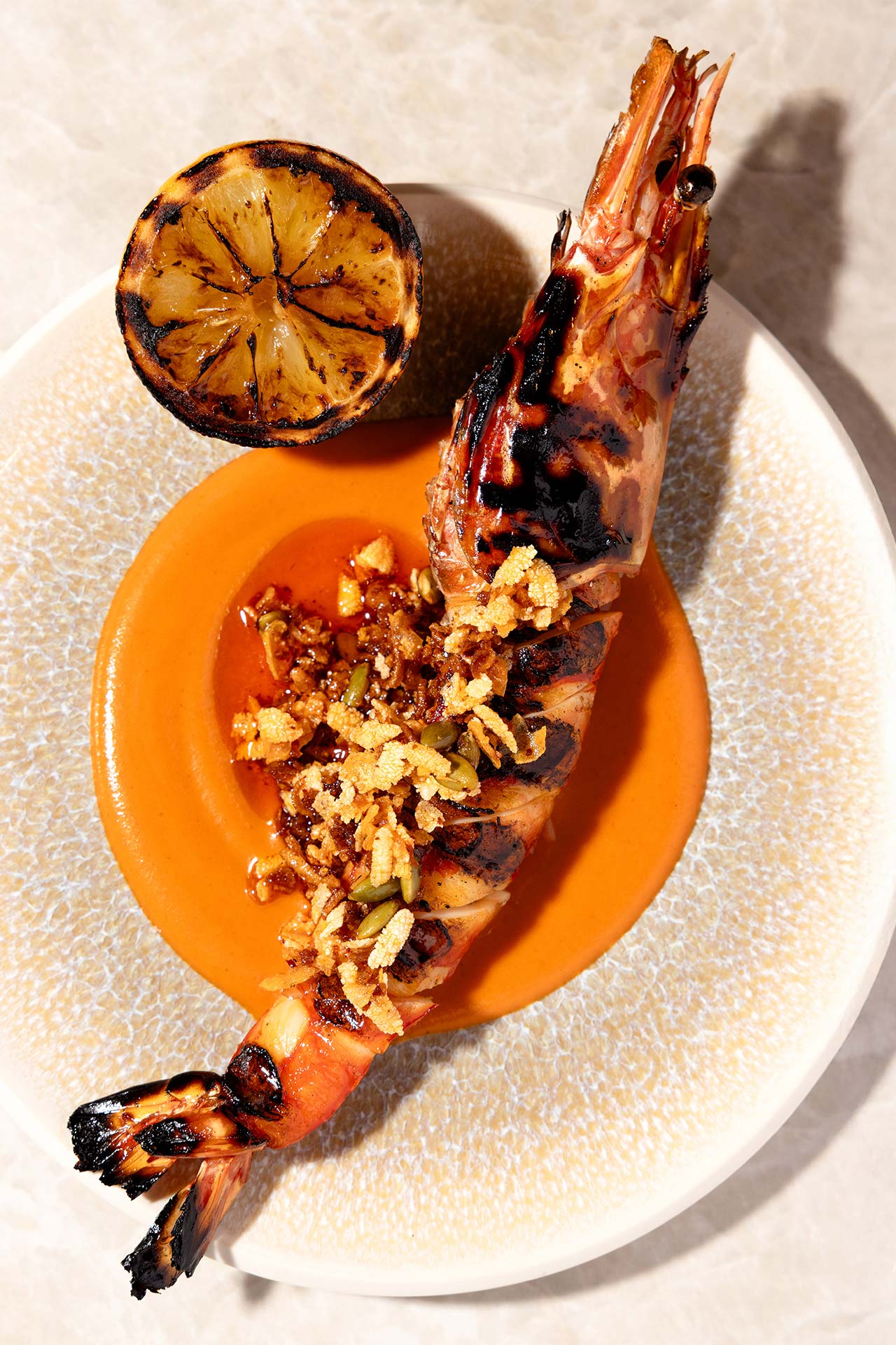 ©Natalie Black/Markette - The Grilled Prawn, bouillabaisse & chili crisp
