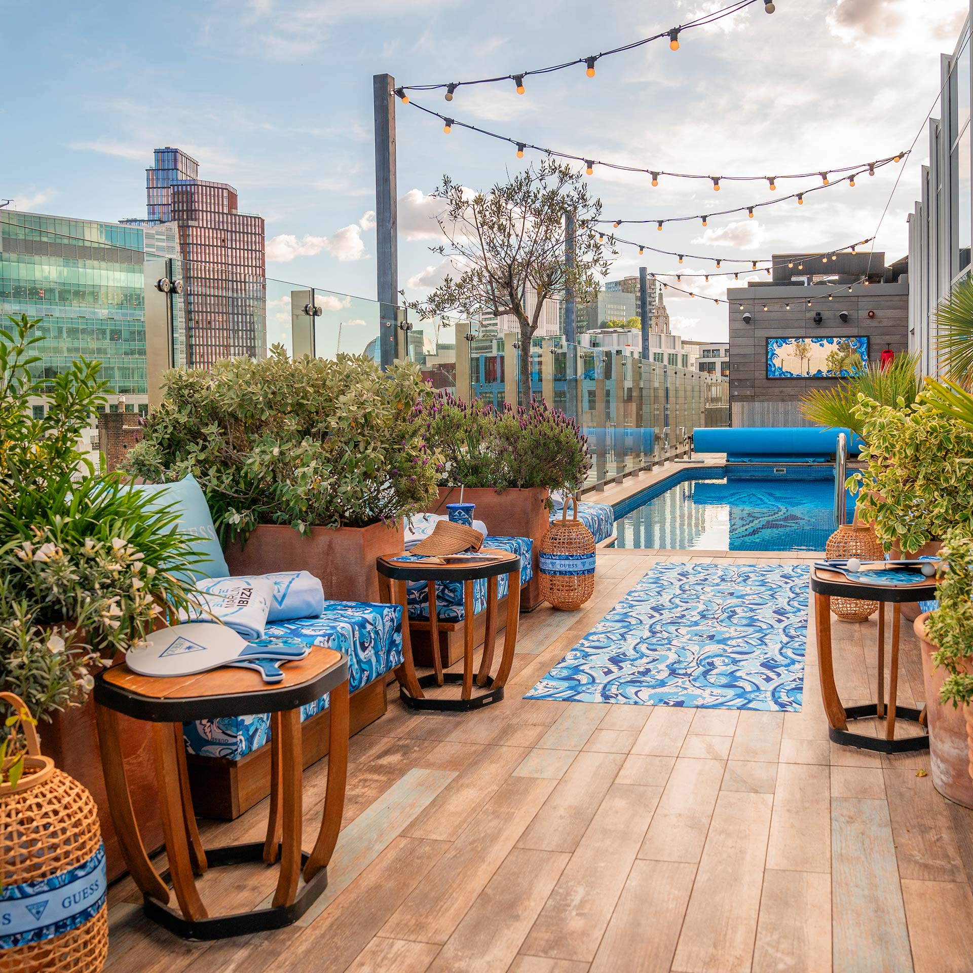 At the Virgin Hotel London Shoreditch, the rooftop pool is the crown jewel (© Virgin Hotel London Shoreditch)