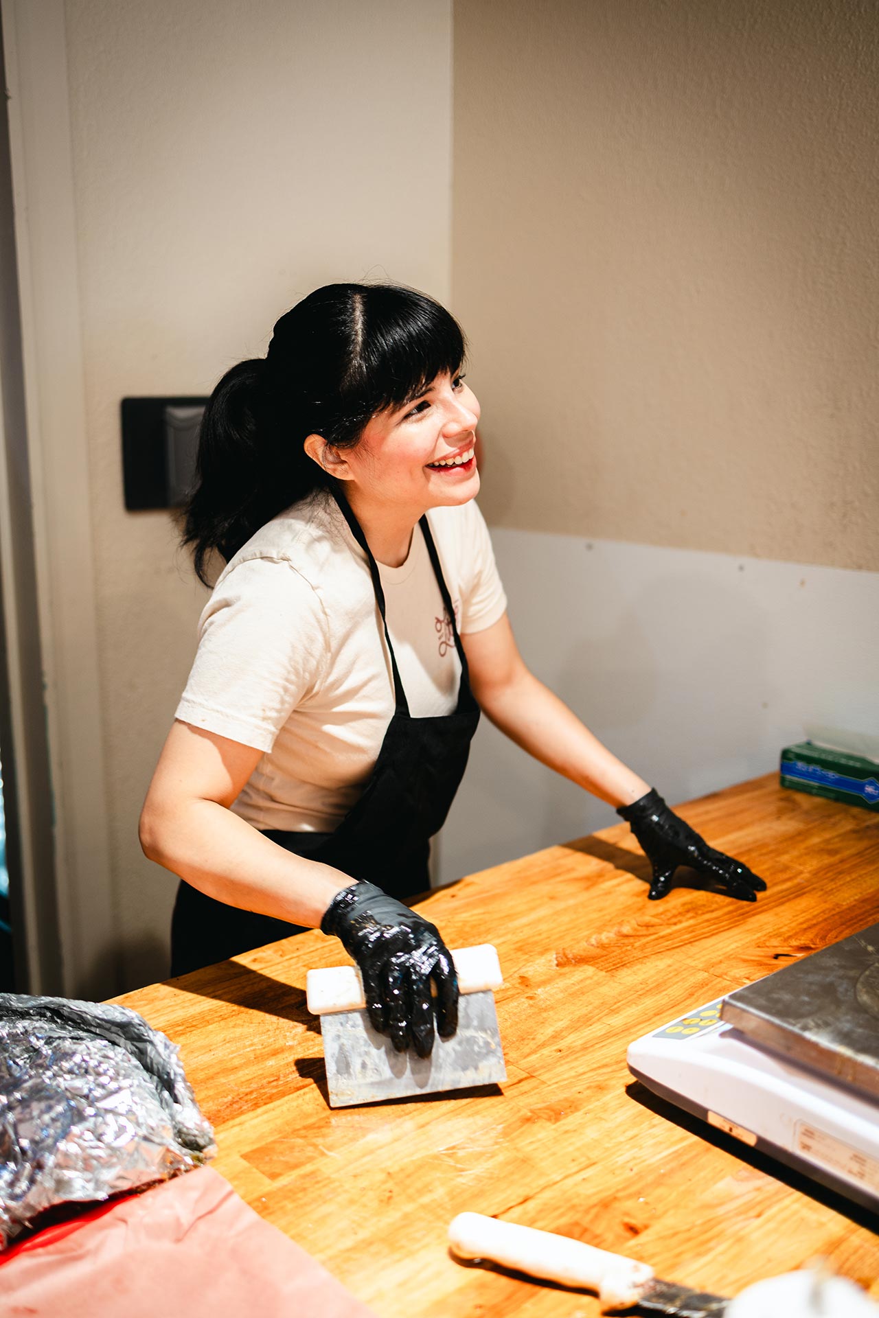 Chuck Charnichart at the block