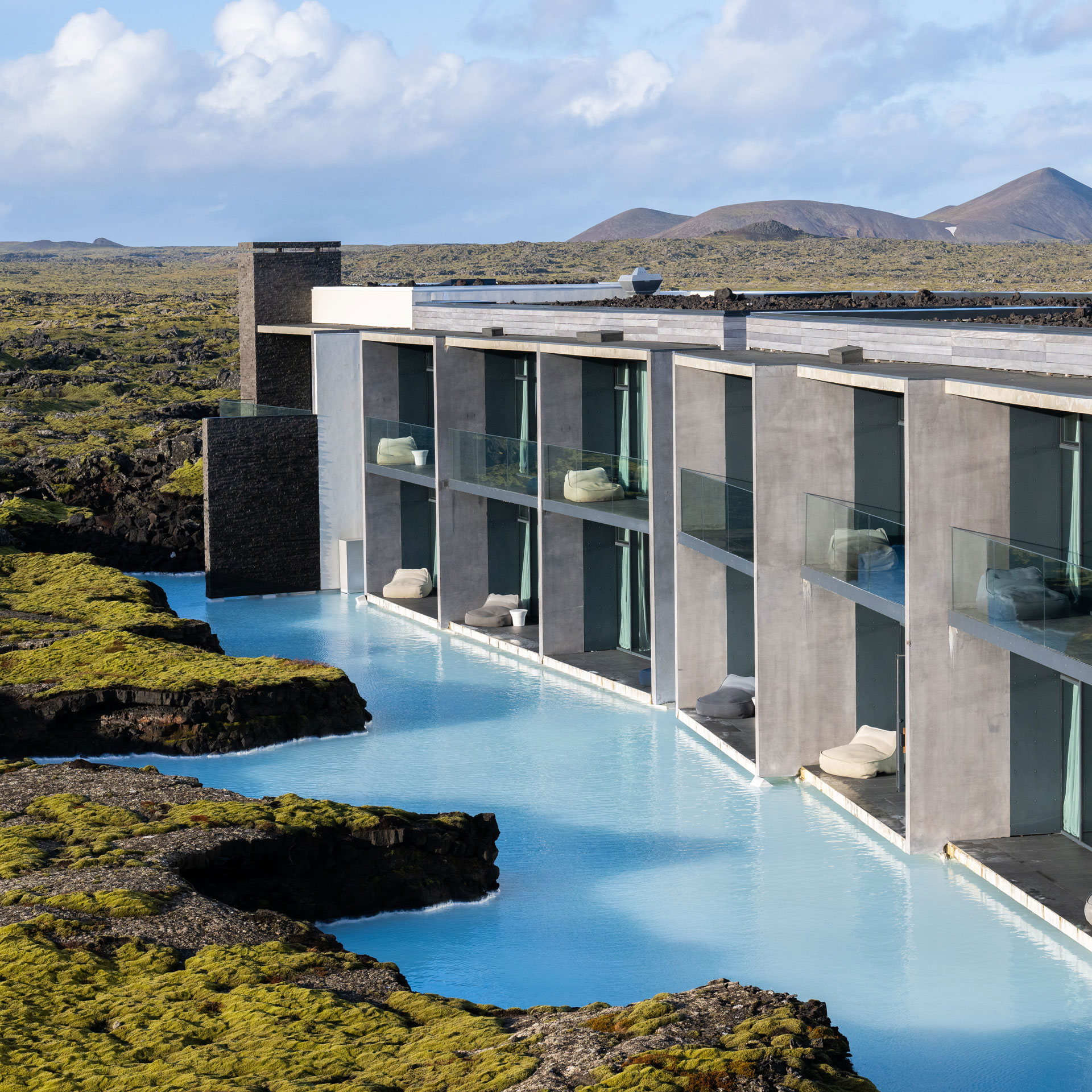 The Retreat at Blue Lagoon, tucked into Iceland's volcanic landscape.
