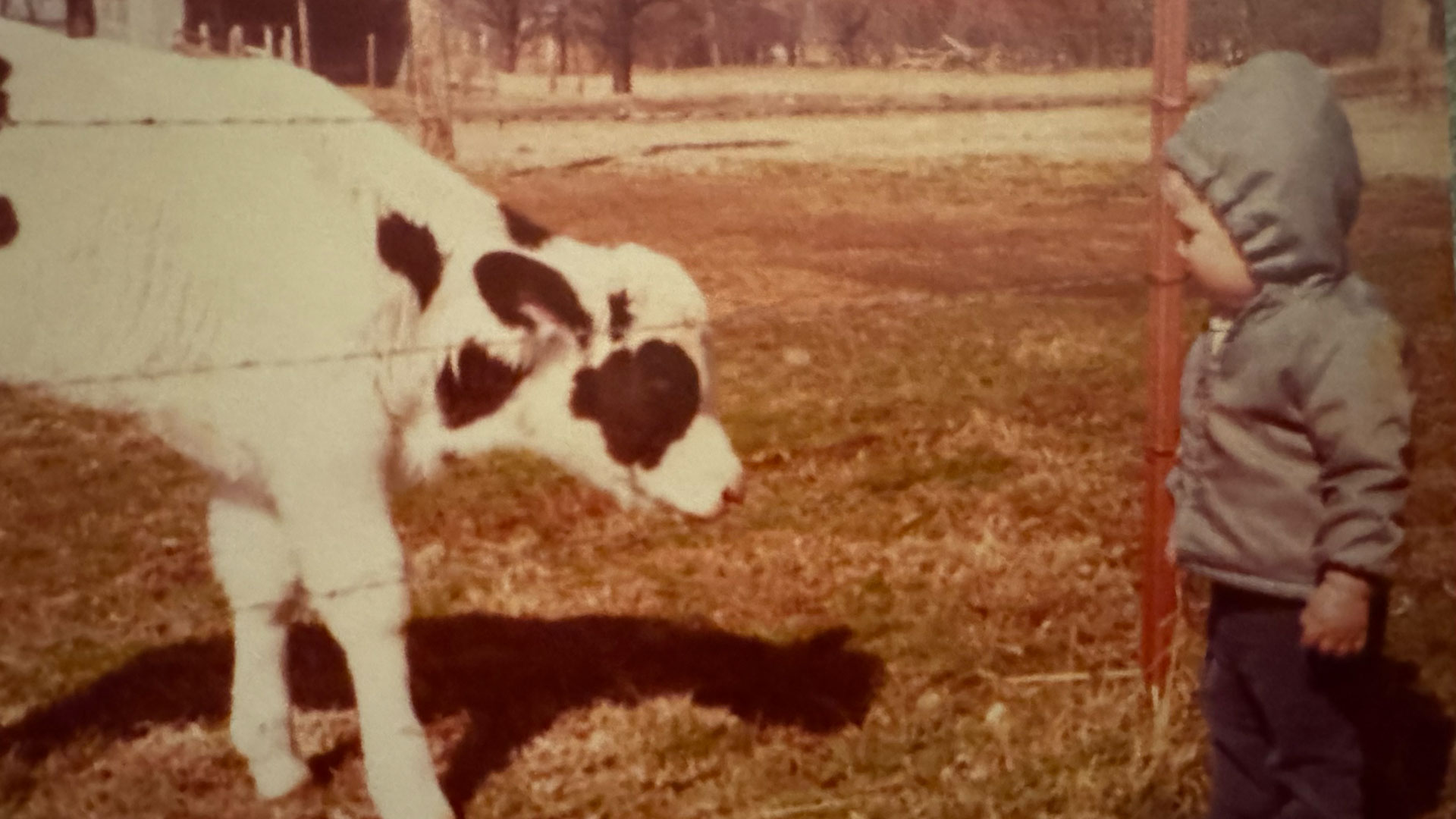 Young Kelly Whitaker on his grandparents’ farm