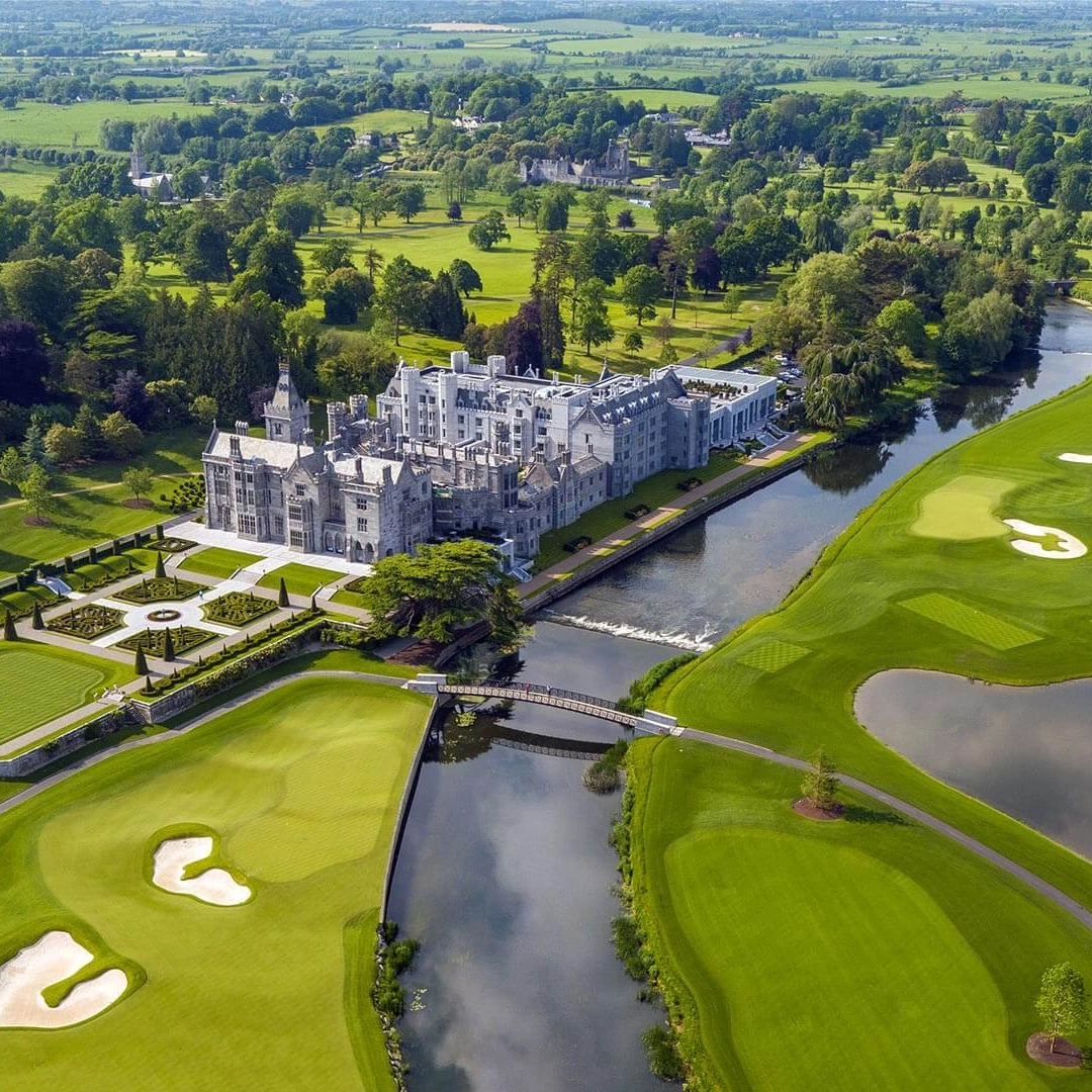 With more than 800 acres, the Adare Manor includes a championship golf course often called “the Augusta National of Ireland.” © Adare Manor