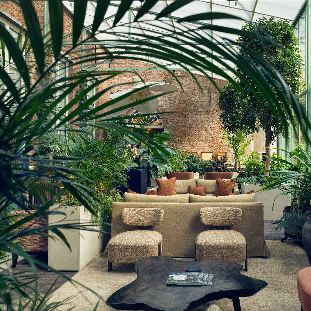 Of the historic hotel’s five on‑site restaurants, three hold MICHELIN distinctions. © Botanic Sanctuary Antwerp