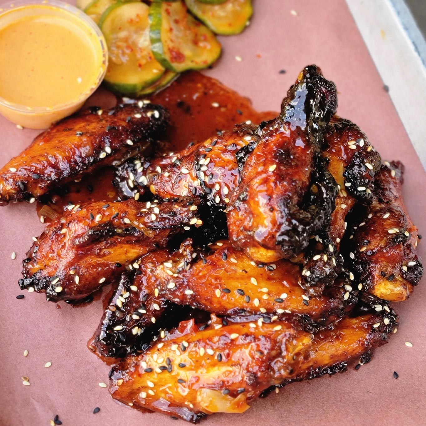 Heirloom Market BBQ's American X Korean barbecue wings - ©Heirloom Market/Heirloom Market BBQ