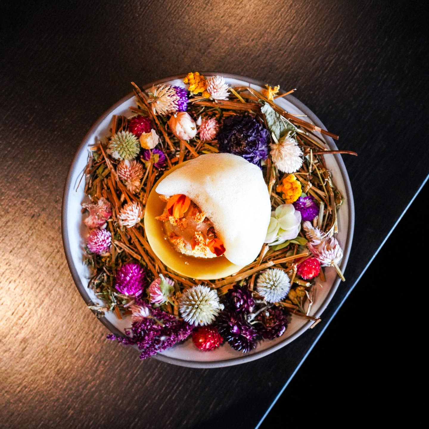 One of eight courses in Nicōsi's dessert-only tasting menu. ©Robert Jacob Lerma/Nicōsi
