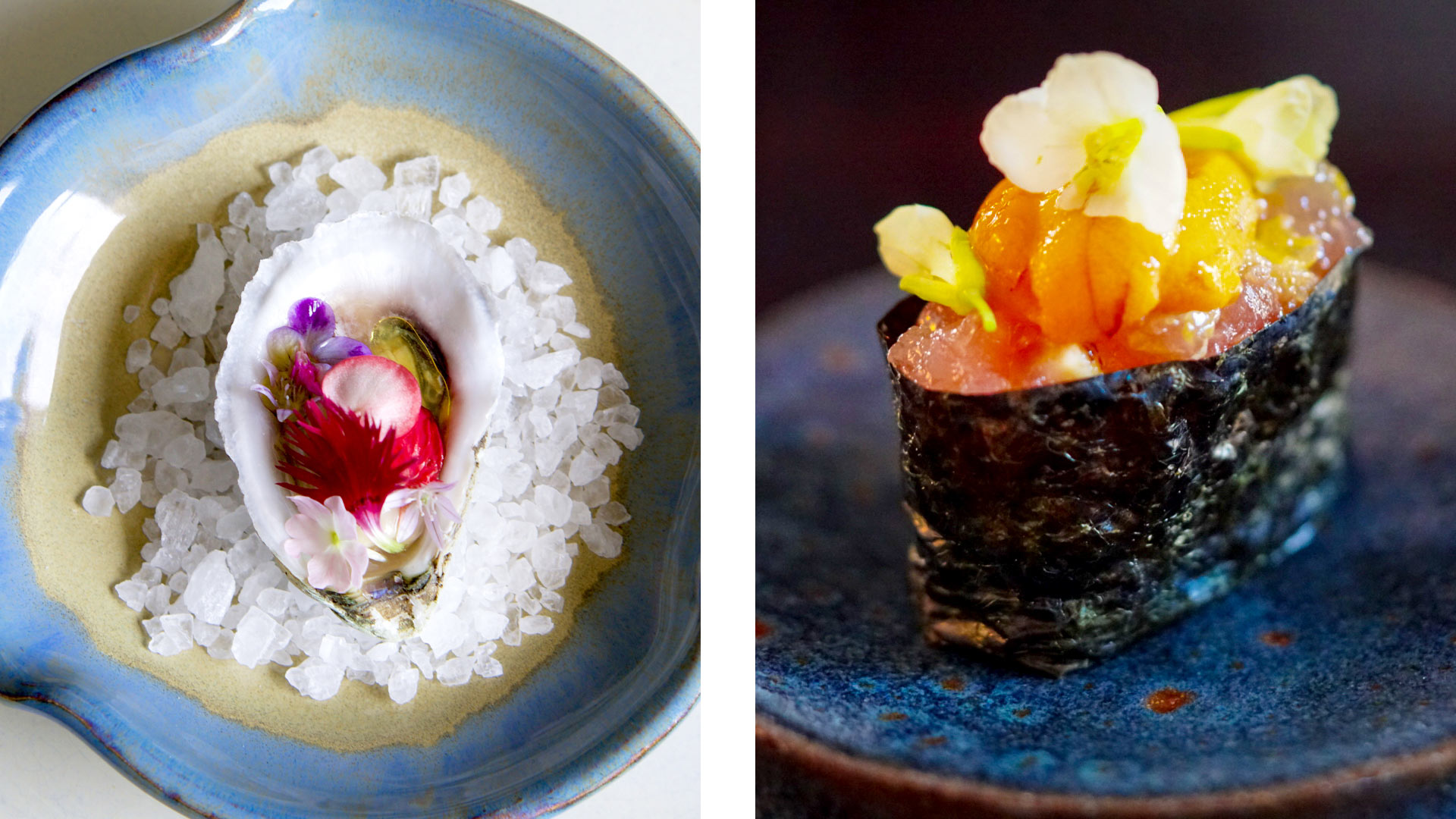 Oyster and Albacore gunkan at Vestige - ©Alex Perry/Vestige