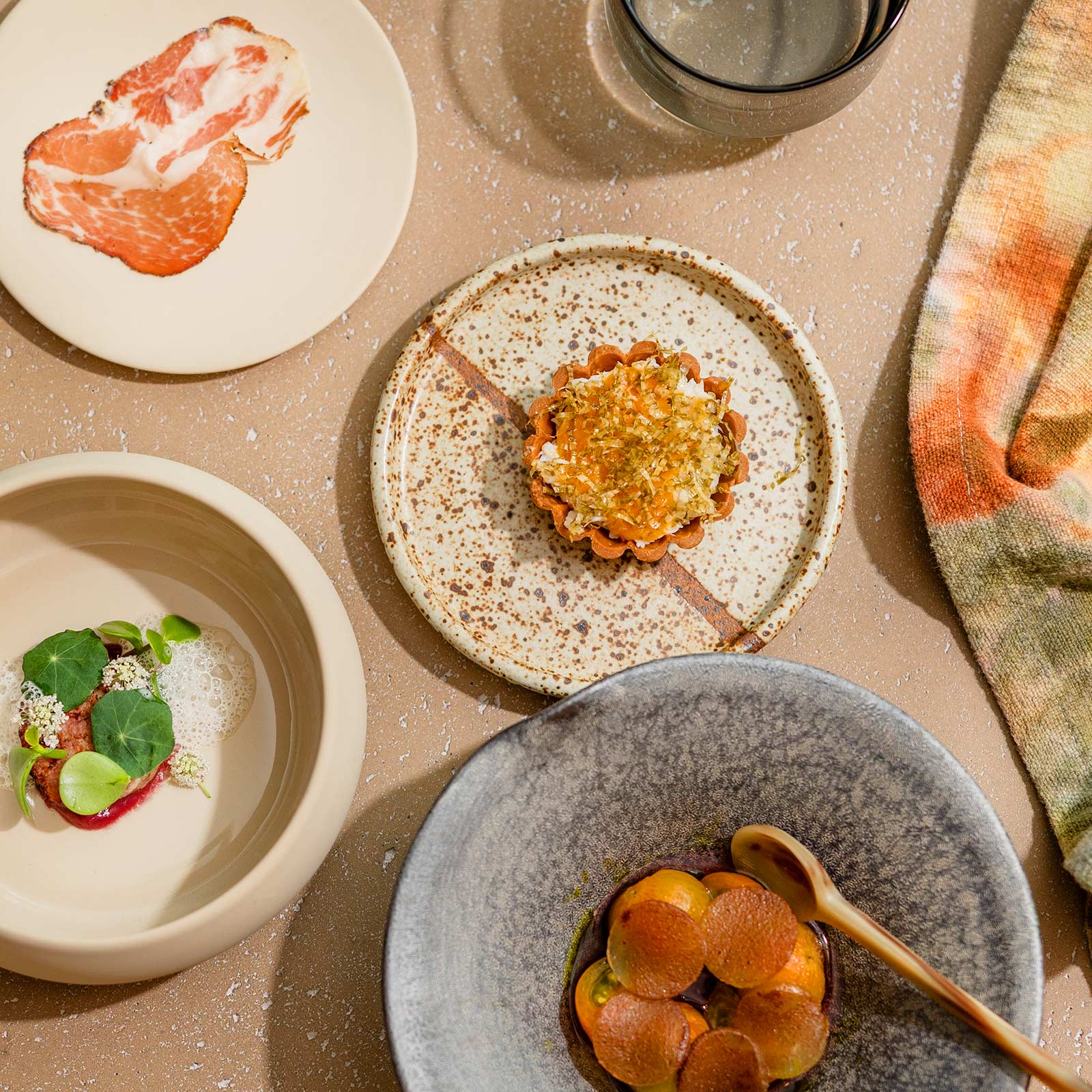 Meal spread - ©Victoria Quirk/The Catbird Seat
