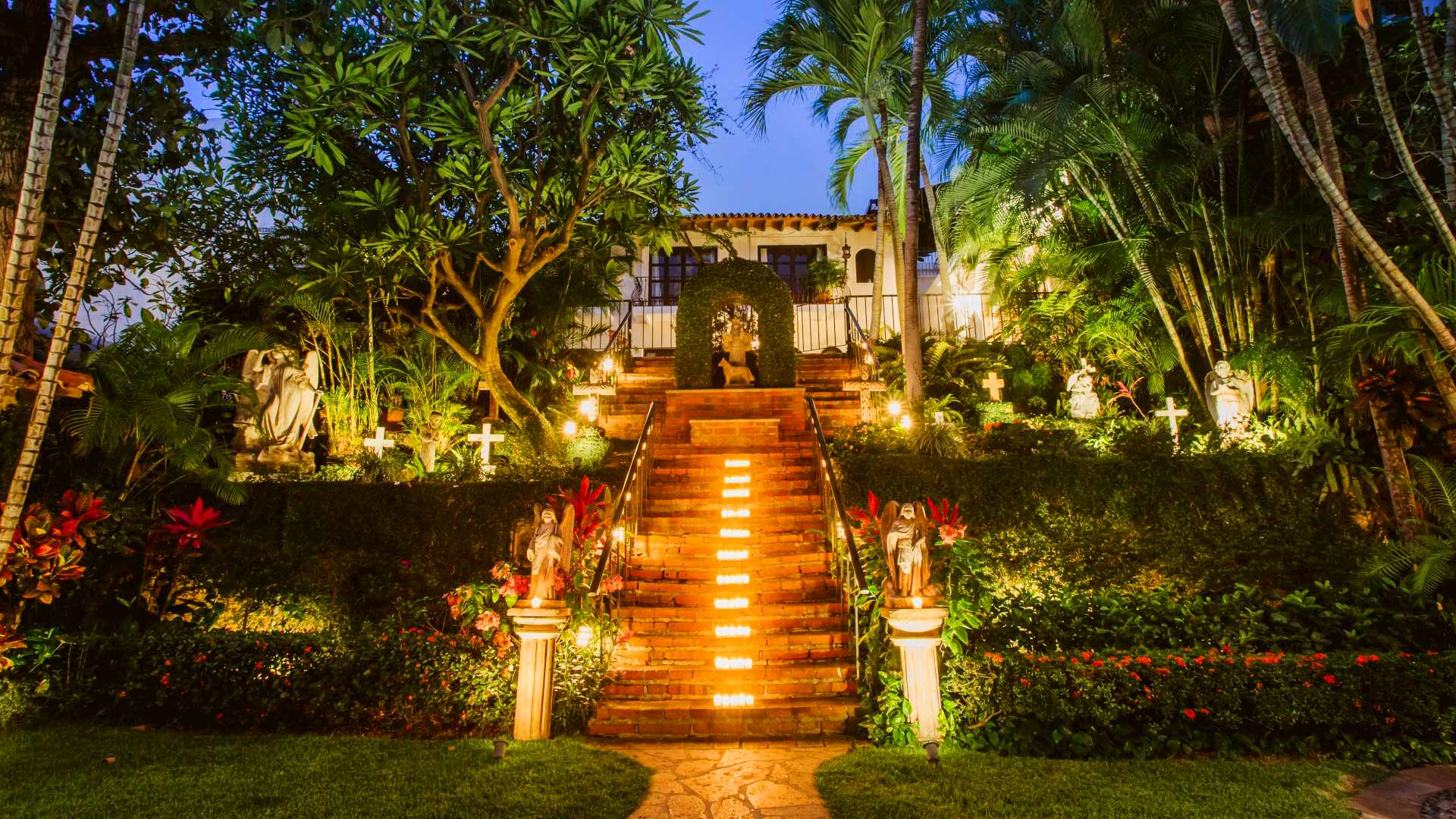 Garden stairs at Hacienda San Angel - ©Hacienda San Angel