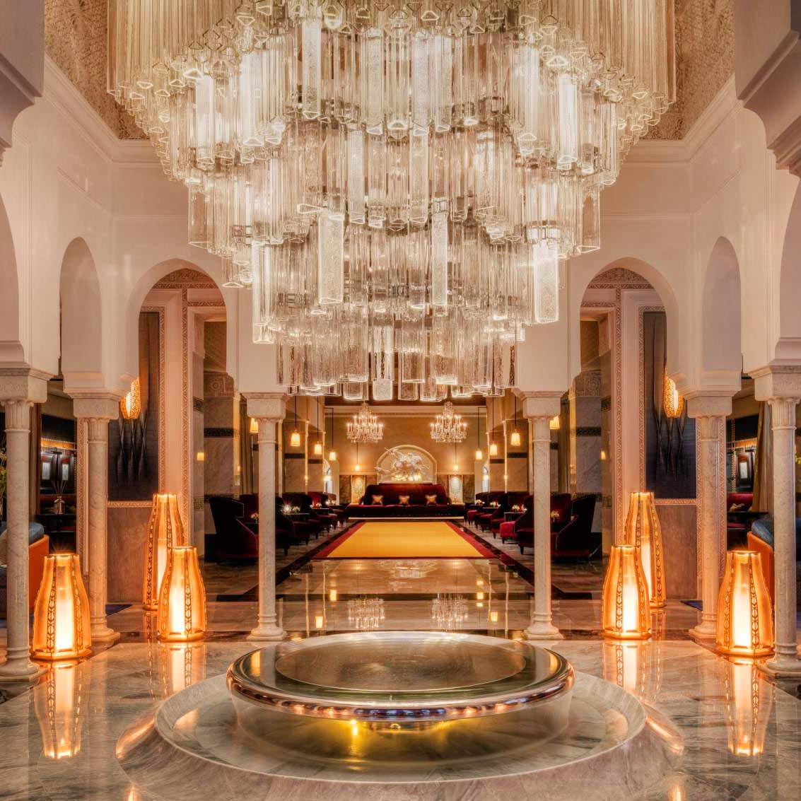 La Mamounia, known for its glamorous melding of Moroccan and Art Deco traditions. © La Mamounia