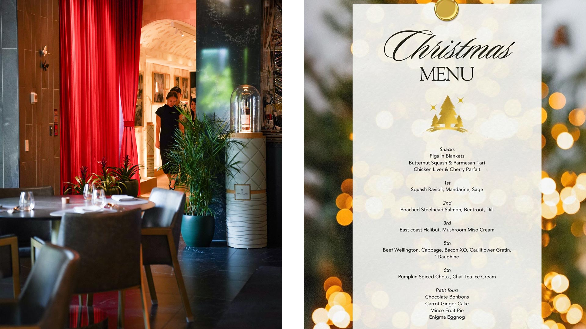 Enigma Yorkville Christmas Menu - @enigmayorkville 