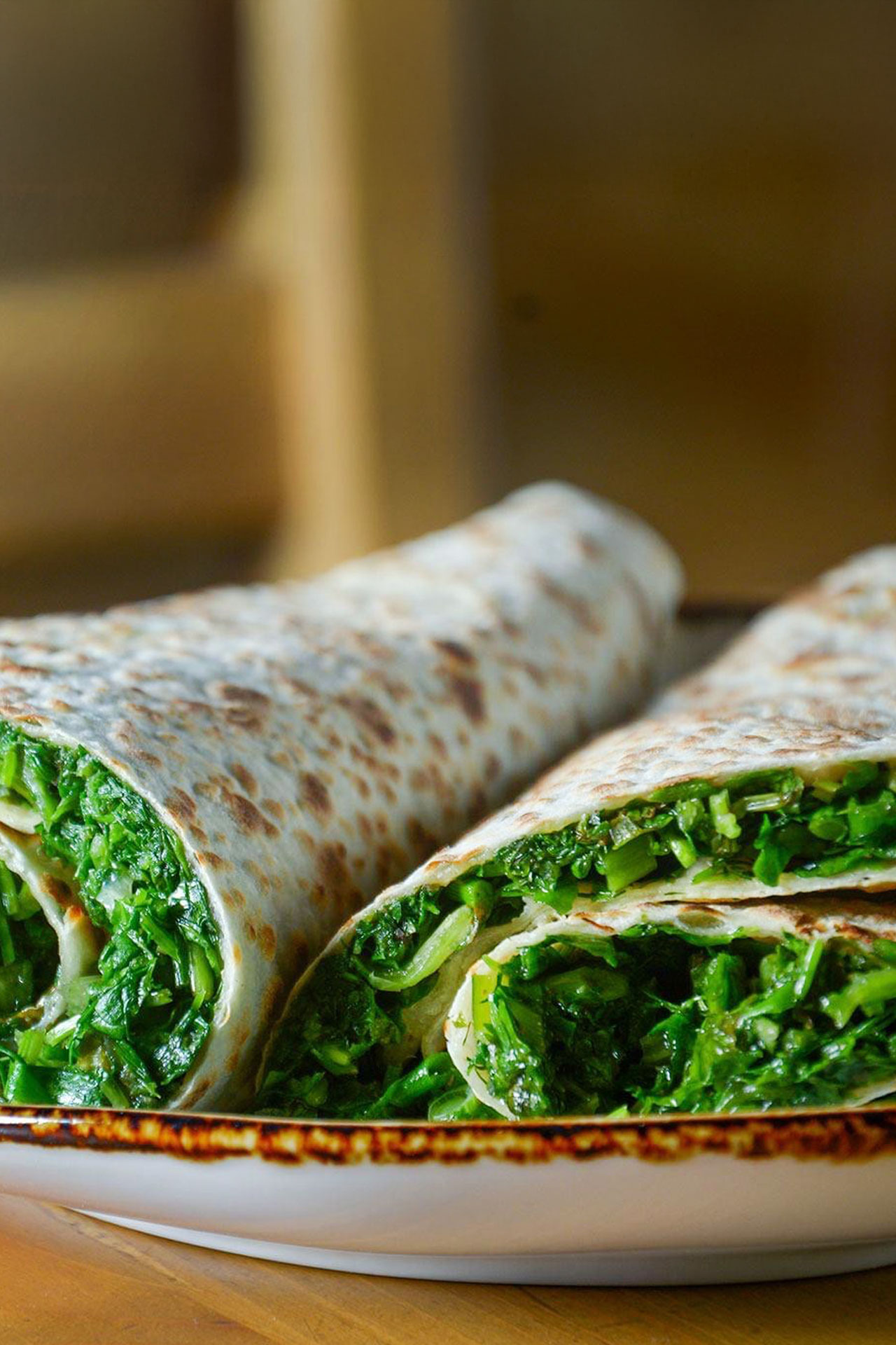 The freshly made zhingyalov hats at Zhengyalov Hatz, stuffed with herbs and vegetables. ©Zhengyalov Hatz