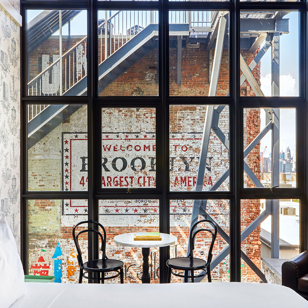 The Wythe Hotel bedroom